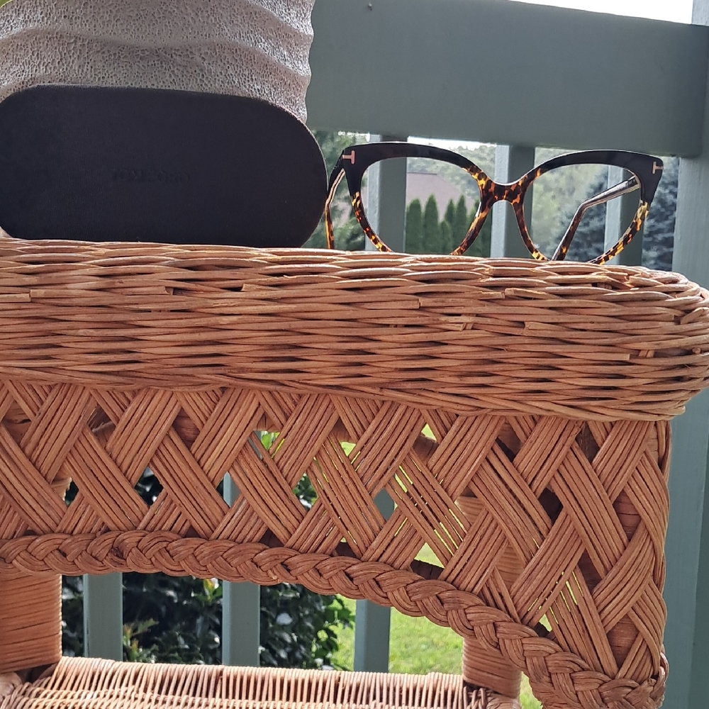Tom Ford Black and Tortoiseshell Frames with Case